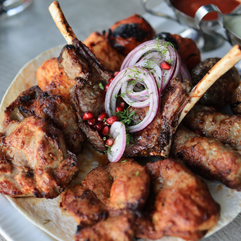 Jhaneko Sekuwa Mutton