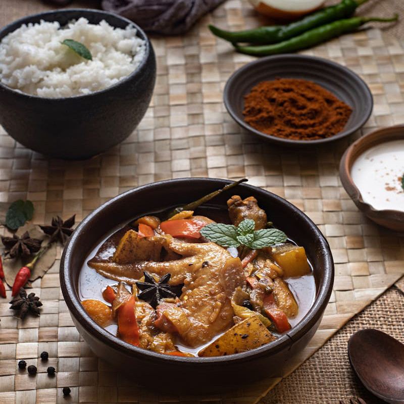 Local Chicken Khana /Dhido Set