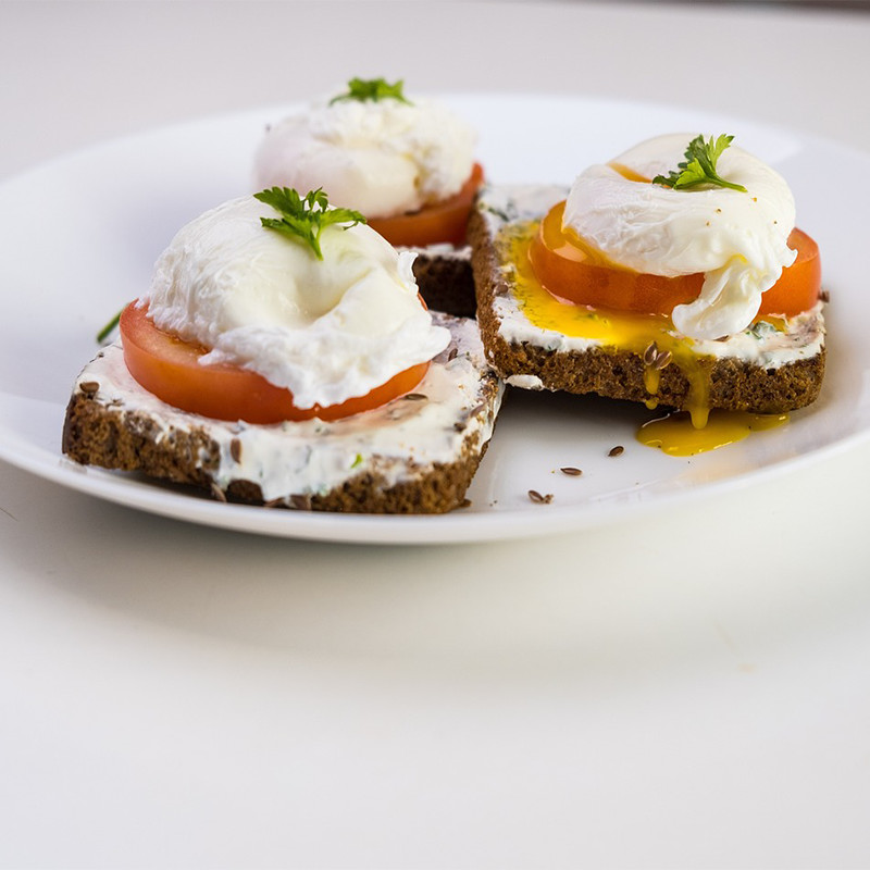 Poach Eggs with Toast